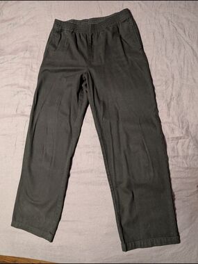 TNA Christie Pant In GD Black M Elastic-Waist Cargo Pants
